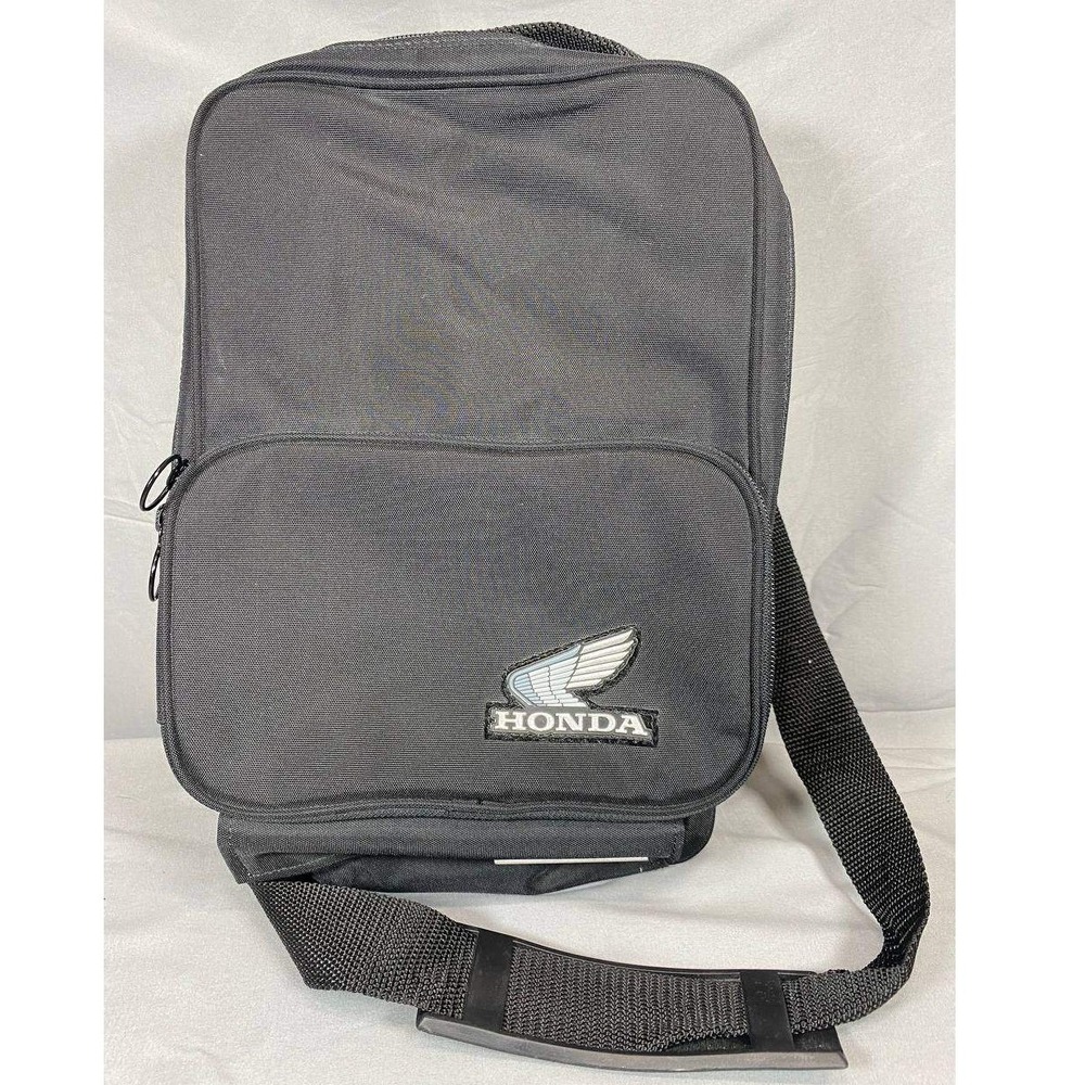 Honda Hondaline Tank Bag One Size Black Magnetic Motorcycle Luggage Vintage
